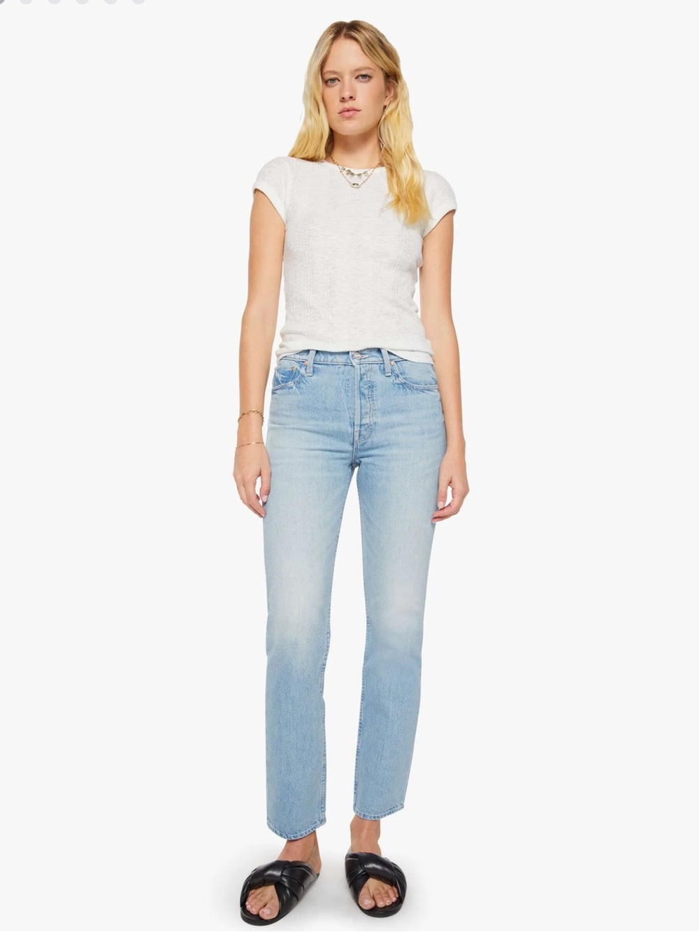 nwt mother tomcat skimp ankle straight leg